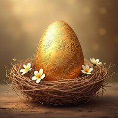 golden easter egg