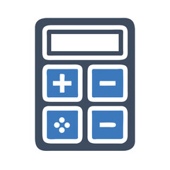 Fototapeta premium Calculator Icon Vector Design