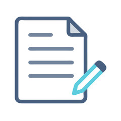 Document Write Icon Vector Design