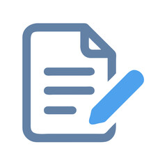 Document Write Icon Vector Design