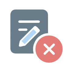 Fototapeta premium Editable Delete Icon Vector Design