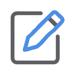 Edit Icon with Pencil Sign Vector Design