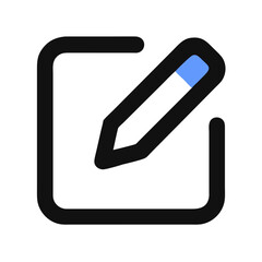 Edit Icon with Pencil Sign Vector Design