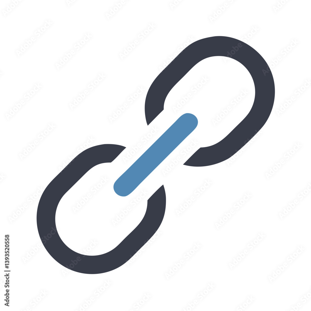 Aufkleber link vector icon design