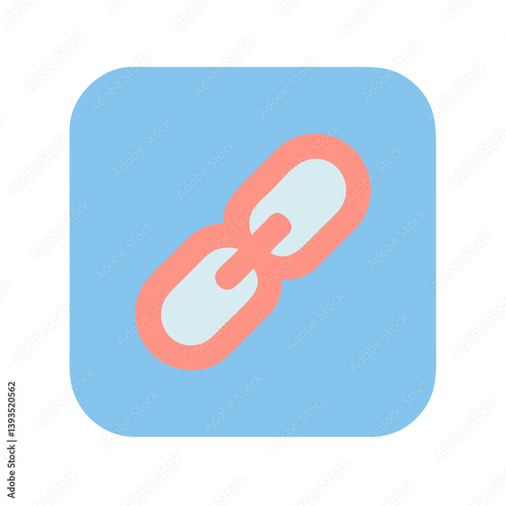 Aufkleber Link Vector Icon Design