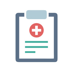 Obraz premium Medical Report Vector Icon Design