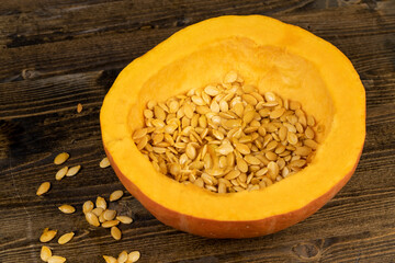 a group of seeds for food during the preparation for drying