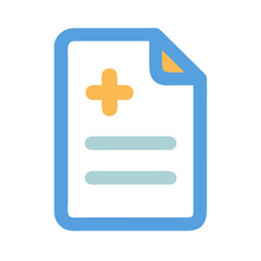 Obraz premium Medical Report Vector Icon Design