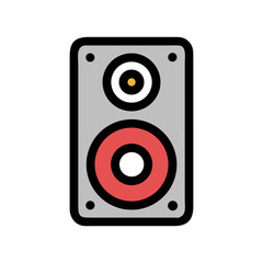 Speaker Icon Vector for Audio, Sound, and Music Concepts

