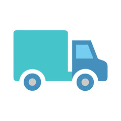 Fototapeta premium Truck Delivery Icon Vector for Logistics, Shipping, and Transportation Services