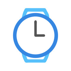 Obraz premium Watch Sign Vector Icon Representing Time, Clock, and Digital Devices