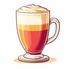 Gourmet Creamy Latte: Indulge in Artisanal Coffee Art at Your Favorite Coffee Shop