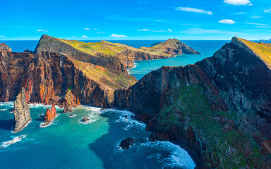 Landscape with Ponta de Sao Lourenco, Madeira Island, Portugal