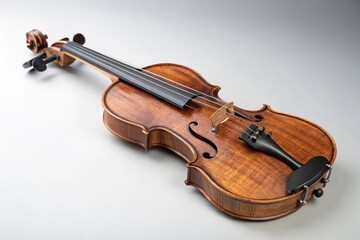 Fototapeta premium violin on white background