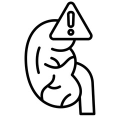 Kidney Failure outline icon
