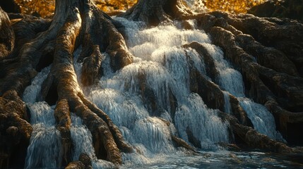 Waterfall cascade nature landscape photography
