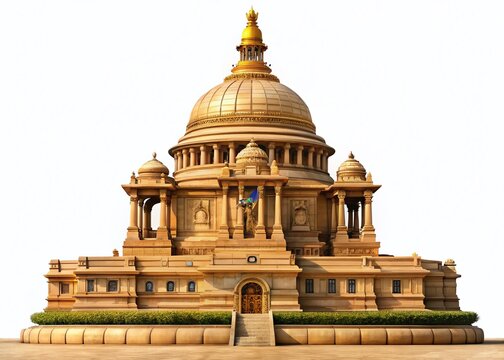 AweInspiring Panoramic View of Indias National Emblem The Ashok Stambh