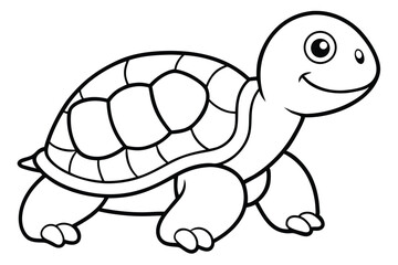  coloring pages for kids for brain development. Turtle outline vector illustration and ready for print.
