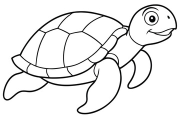  coloring pages for kids for brain development. Turtle outline vector illustration and ready for print.
