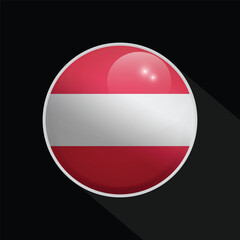 Austria Glossy Circle Flag icon