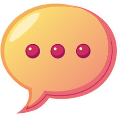 cartoon speech buble