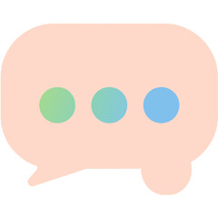 Obraz premium cartoon speech bubble