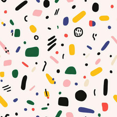 Explore an abstract design bursting with vibrant colors, set against a clean background for a fresh appeal.