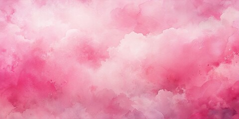 Fototapeta premium Stunning Pink Watercolor Panoramic Background A Soft Delicate Texture Perfect for Elegant Designs Invitations and