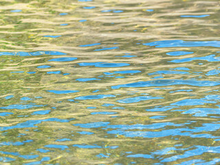 春の川　水の流れアップ125