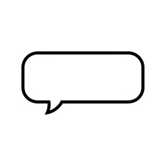 speech bubble isolated on white background 