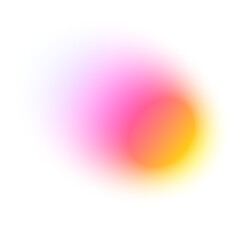 Abstract gradient background with soft blue and green hues, blurred fluid shapes, grainy watercolor texture, neon light mesh effect. Flat vector illustration isolated on white background.