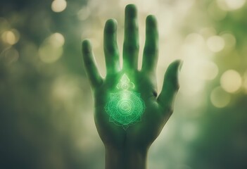 hand energy chakra green finger care background illustration alternative energetic grunge healing chinese abstract help massage homeopath emanating art heal therapeutic chi easing chiropractor