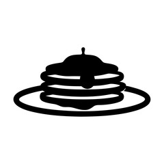 A Delicious Stack of Pancakes Drizzled with Syrup on a Plate