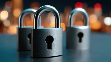 Fototapeta premium Teamwork is key as experts unite to bolster cybersecurity for vital public infrastructure and protect data integrity.