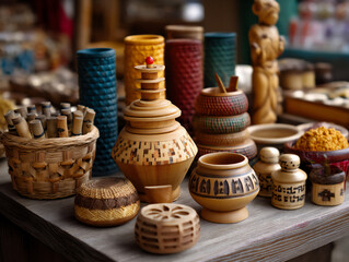 Fototapeta premium name: traditional craftworks collection,