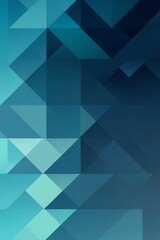 Elegant Geometric Patterns Create a Sleek Gradient Backdrop Shifting from Turquoise to Navy Blue