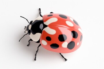 Colorful ladybug, close-up