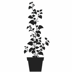 Indoor Plant Silhouettes: Minimalist Botanical Art for Eco-Friendly Home Decor