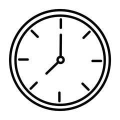 Alarm  Vector Line Icon Design