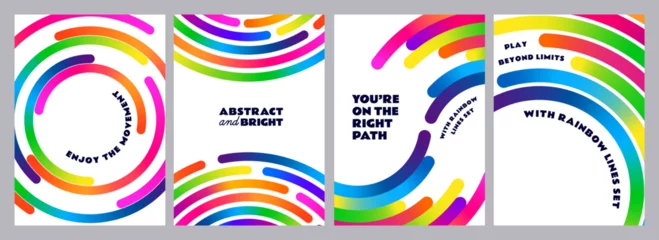  Rainbow Swirl Circle Lines. Vector Abstract Background with Circular Color Graphics. Spiral Gradient Vortex. Round Spectrum Pattern Design. © Briddy