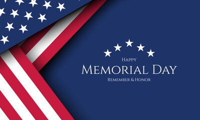 Memorial Day Template Design.