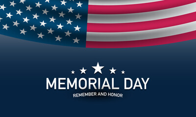 Memorial Day Template Design.