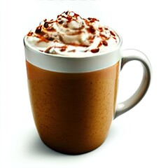 Creamy Coffee Drink in a Mug: Indulge in a Warm Beverage