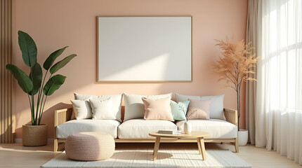 Revitalize Your Living Spaces: Spring-Inspired Interior Decor with Fresh Aesthetics, Harmonious Color Palettes, and Refined Elegance - Perfect Photo Stock Concept for Home Makeovers