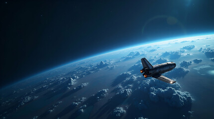 Showcasing Innovative Aerospace Ventures: Premium Stock Imagery of Refined Private Space Companies Emphasizing Entrepreneurial Spirit and Advanced Technological Development