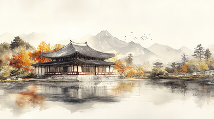 Fototapeta premium a picnic in the park on a warm, sunny day