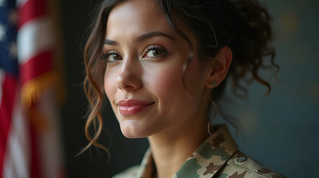 Celebrate distinguished female veterans through artfully composed portraits that showcase their exemplary service, leadership, and resilience.