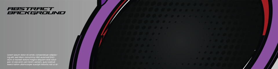 High-energy racing banner vector with vibrant neon colors and dynamic abstract lines. Ideal for gamers, streamers, and e-sports themes.  
