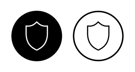 Shield icon logo design. Protection icon. Security sign and symbol