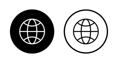 Web icon logo design. go to web sign and symbol. web click icon. Global search icon